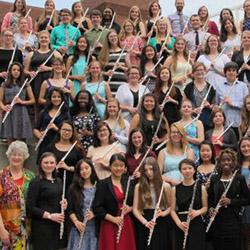 Flute Workshop attendees Flute Workshop attendees